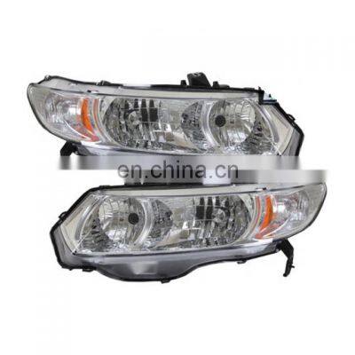 New Headlight Headlamps Car Light Lamp For Honda CIVIC SEDAN 4Dr 2006 - 2011