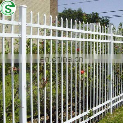 6ft Galvanized Ornamental Steel Fence Post Steel Fence Panels