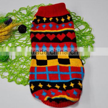 100% Cotton Knitted Sweater for Pet