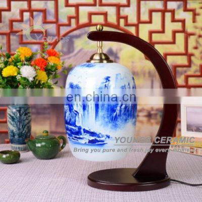 Chinese hand painted decoration porcelain table lamps