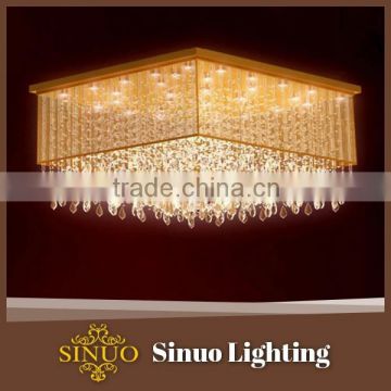 Large crystal chandeliers for hotels decorative ceiling light