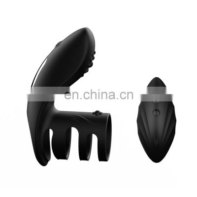 Soft Silicone Remote Control Wireless Penis Cock Ring Sexy Toys Clitoris Stimulator Sex Toys for Couples Men male