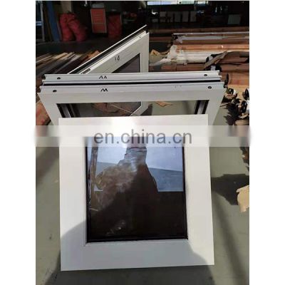 TOP hung Reflective glass design  shed windows  UPVC frame skylight with steel screen  air ventilation window