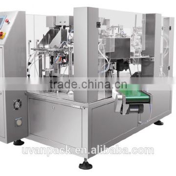 Overseas Service After-sales Provided Automatic rotary pre-made pouch for Macadamia Nut Filling and Sealing MachineYF6-200