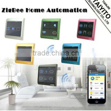 Taiyito smart home manufacture wireless remote control touch screen light control switch zigbee wireless light control