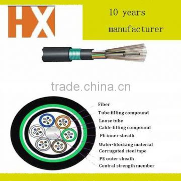 6 core underground GYTY53 fibre optic Cable