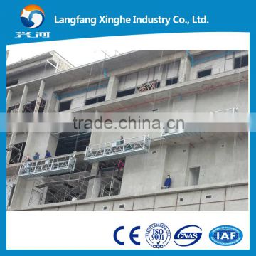 zlp800 exterior wall painting gondola / window suspended scaffolding / window cleaning platform for sale
