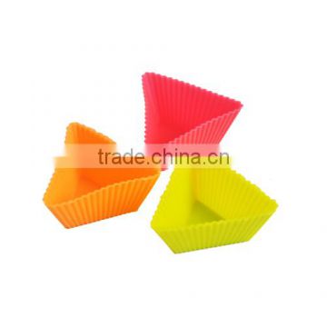 triangle shaped silicone cake mould bakeware/kitchenware