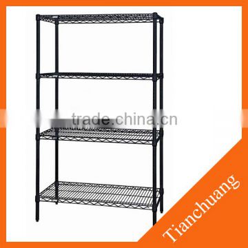 Adjustable wire knock down pantry shelving