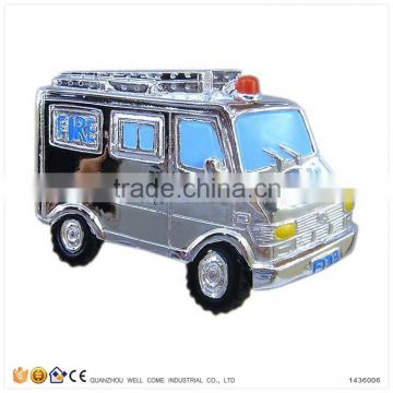 Resin Mini Fire Truck Shaped Magnets