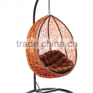 outdoor & indoor swing rattan egg chair