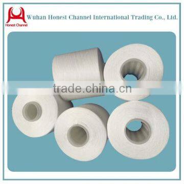 raw white material no knots and good color fastness sewing thread