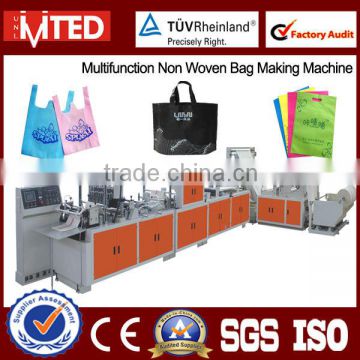 Multifunction Non Woven D-cut Bag Machine/Box Bag Machine/T-shirt Bag Machine