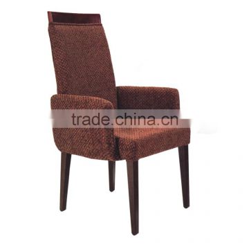 Modern fabric single seat comfortable armrest banquet chair