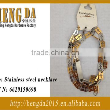 Stainless steel chain necklace jewellry