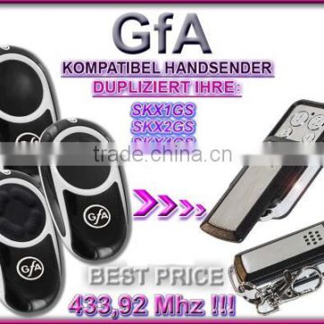 GFA skx1gs, skx2gs, skx4gs universal remote control