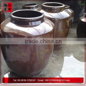 2016 hot sale chinese clay tequila ceramic jar