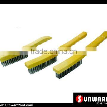 Plastic handle steel wire brush