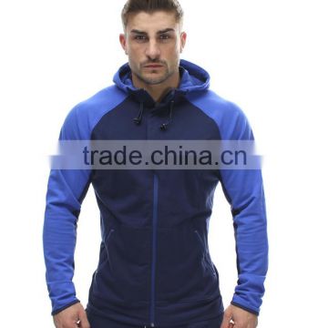 New design men's high quality sport two tone hoodies