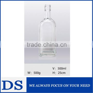 High quality empty tequila glass bottle wholesale