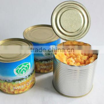 Cheap stock for canned sweet corn 24tin*340g/250g