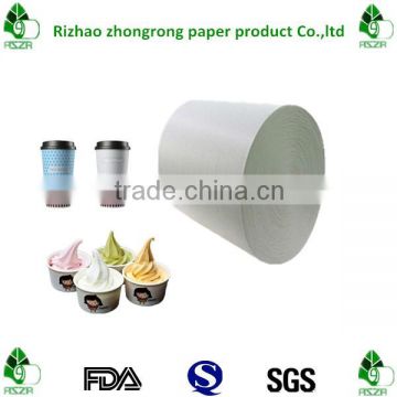 grade A freezer drink cup paper with double side pe coated