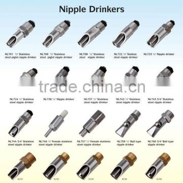 1/2" stainless steel 2014 nipple drinkers
