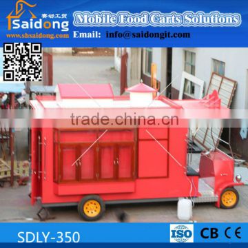 Most Durable and popular design Electric Mobile Food Cart-Buggy Food Truck-Antique food car for sale