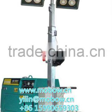 Diesel Gasoline generator inflatable portable Mobile led light tower for night construction