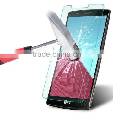 Wholesale 2.5D Arc edge 0.3mm 9H Anti-Shock Premium Tempered glass screen protective film Screen Protector glass for LG G4 G5