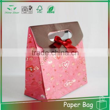 PMS color printing kraft paper bag for gift