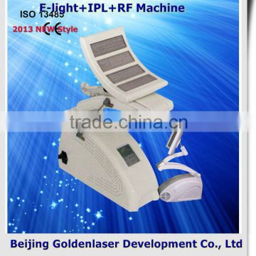 515-1200nm 2013 Exporter Beauty Salon Equipment Diode Laser E-light+IPL+RF Machine 2013 Needle Free Mesotherapy Beauty Machine Vascular Lesions Removal