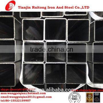 ERW Technique 75*75mm black square steel tube