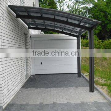 2014 best quality polycarbonate sheet carport for motorcycle