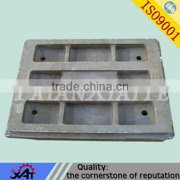 high manganese steel casting parts sand casting for mining machinery parts swing swing toothed plate