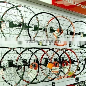 hot selling bicycle wheel displayrack / bike wheel storage rack (ISO SGS)