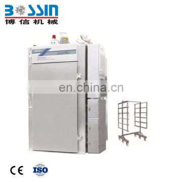 Low manufacturing cost big capacity meat hanging cart