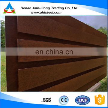 high quality corten wall steel panel decorative wall panels