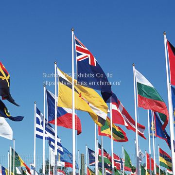 Swooper 100%Polyester Custom 3x5FT All Countries Flags