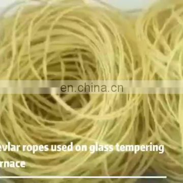 Heat Resistance Temper Glass Furnace Aramid Fiber Roller Rope