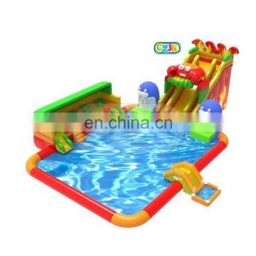 Crab and sea lion china commercial inflatable water park for sale