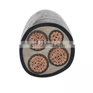 Hot popular 4 core black electric power wires cable