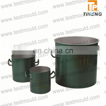 Different capacity Concrete Cylindrical Bulk Density Measures Unit Weight Measure