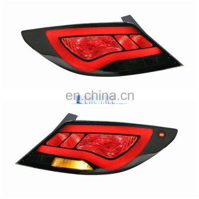 NEW Factory accessories for Car Taillight for ACCENT/VERNA/SOLARIES LED Rear Lamp 2010-2013 LED taillight with DRL+Brake light