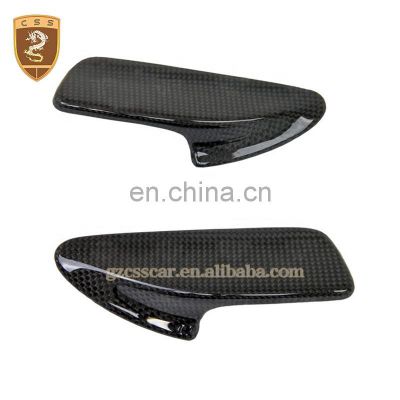 Glossy Finish Carbon Car Door Handle Cover For Ferra-ri 488 Body Parts