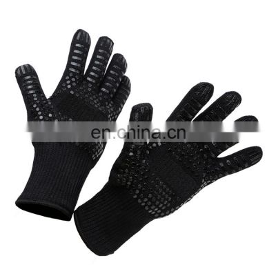 Customized Barbecue Oven Glove Handschuh OEM 932F Extreme Heat Resistant Gloves Grill BBQ Gloves