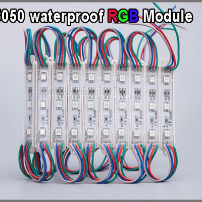 5050 RGB LED light 12V RGB colorchanging modules for outdoor advertisment signage