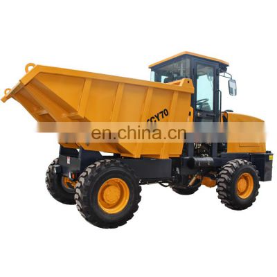 FCY70 4*4 wheel drive mini dumper diesel e orugas new mini transporter diesel crawler dumper for garden mining construction