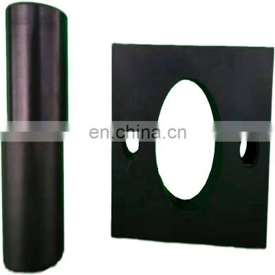 Customized black  plastics machinery parts wear resistant plastics irregular  parts  and plastic machinery parts
