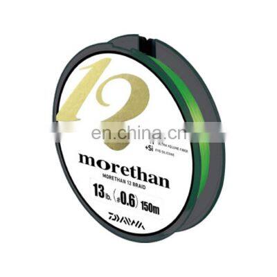 Multi-fiament 150m  200M X12 Strand Braided Fishing Line DAIWA MORETHAN  PE 12 braided